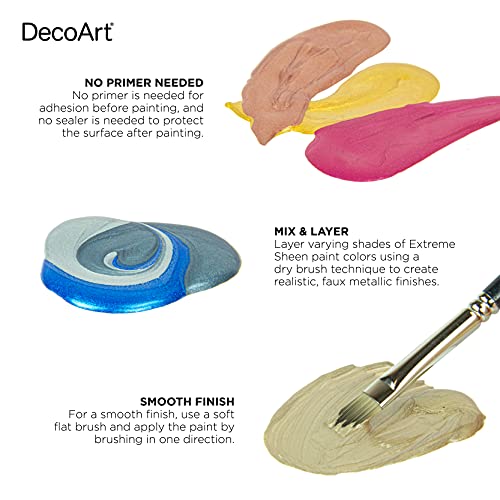 Deco Art Americana Extreme Sheen Jar of Paint, Acrylic, Antique Bronze, 59 ml (Pack of 1)