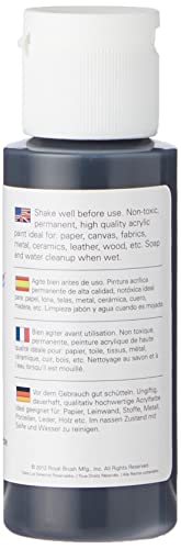 Royal & Langnickel 090672229571 Black Acrylic Paint - 59ml