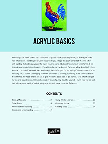 Walter Foster Publishing Painting: Acrylic Basics: Master the art of painting in acrylic (How to Draw & Paint), 260.35mm x 349.25mm