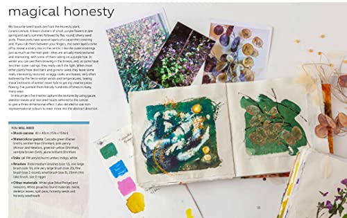 Painting Abstract Nature on Canvas: A guide to creating vibrant art with watercolour and mixed media