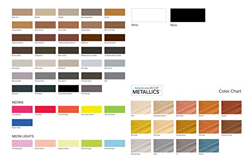 Deco Art Americana Acrylic Metallic Paint, White Pearl,59 ml (Pack of 1)