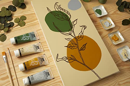 Pebeo 831-041 100 ml Studio Acrylic Paint, Vivid White