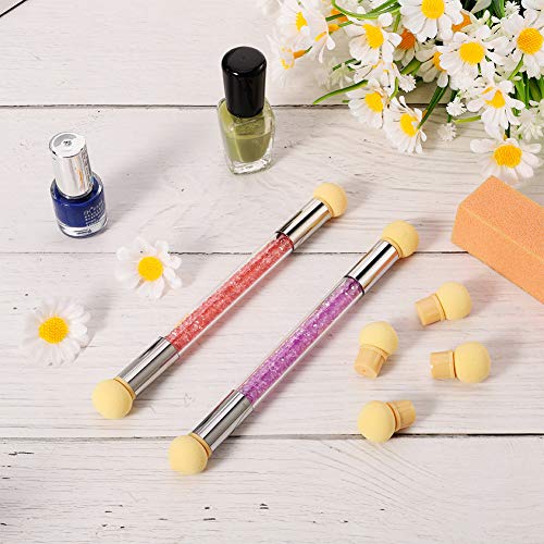 tao pipe 3Pack Nail Art Sponge Brush Nail Gradient Tool Nail Art Ombre Sponge DIY Creative Nail Art Tools Accessories