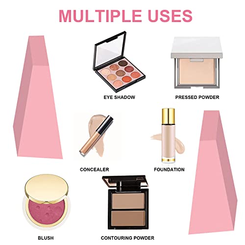 72Pcs Mini Makeup Sponges,Wedge Shaped Beauty BlendersFor Face Curve Blending,Reusable Foundation Sponge for Liquid Makeup,Powder,Cream,Nails Art Triangle Cosmetic Tool