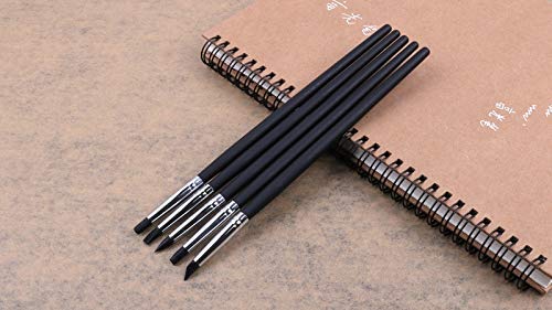 Clay Sculpting Tools - Professional Silicone Rubber Tip Paint Pens Brushes, Durable Metal Casings, Soft Silicone Tips for Shaping Modeling Wipe Out