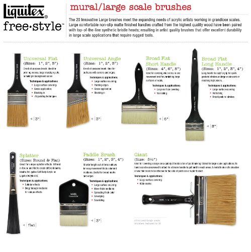 Liquitex Professional Freestyle Large Scale Brush, Paddle 2-inch, beige