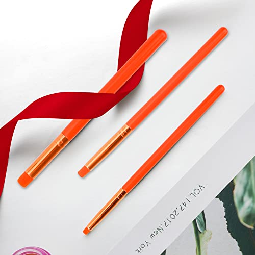 Yoseng Detailed Ink Blending Brushes for Card Making(15 pcs), Art Blending Tool for Ink Blending,Use with Intricate Stencils,Deal with Small Details（5 Colors）