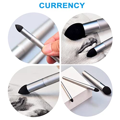 3pcs Sketching Smudge Correction Processing Detail Rendering Art Pencils Pen Tools Smear Painting Supplies Brush for Erase Graphite Paint Wipers Wipe Sketch Drawing Polyurethane