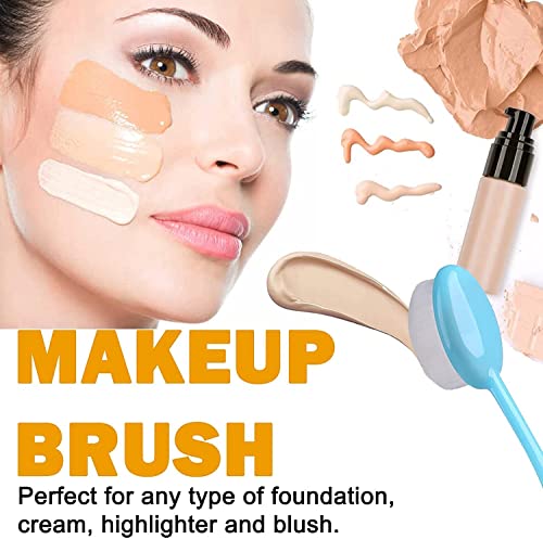 Blending Brushes for Crafts, 12PCS Craft Ink Blending Brushes Colorful Painting Brushes Background Stencil Brush Set Makeup Blush Artist Craft Tool for Painting, Drawing, Card Making, Stamp, Stencil