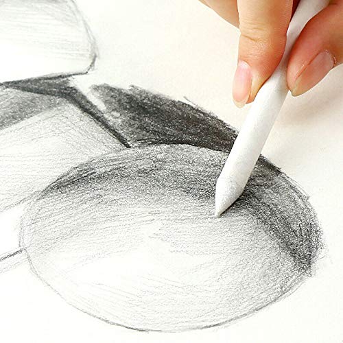 36 Pieces Artist paper Blending Stump and Tortillion Art Blenders 6 sizes for Student Sketch Drawing