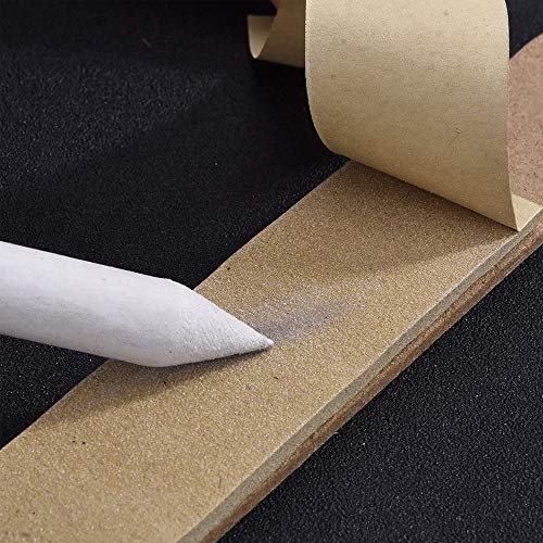 Blending Stumps Set 20 Pcs Sandpaper Pencil 2 Paper Wipe Board 1 Eraser 1 Pencil Extender 1 Sponge Wipe for Artist Drawing Student Sketch Ideal Sketch Drawing Tool