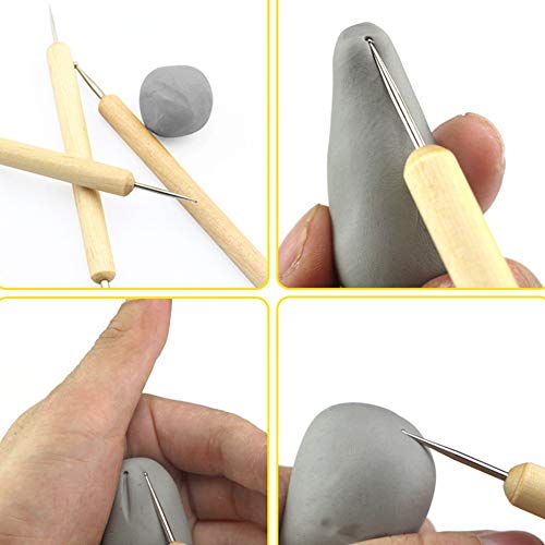 9 Pcs Dotting Tool Set, Dotting Pens with Ball Styluses Tools, Nail Art Pen Set with Storage Box, Marbleizing Tool, Nailart Tools for Rock Art Painting Nail Beuty Design Drawing Drafting