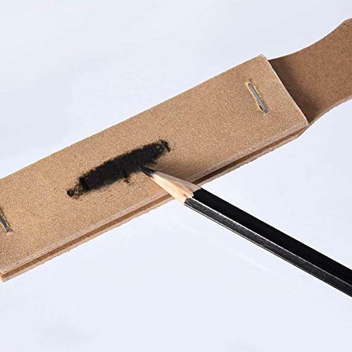 BEHAHAI 13 PCS Art Blenders, 12 Paper Blending Stumps and Tortillions Set Sketch Drawing Accessories Art Graphite Blender Stick Tortillions Sandpaper Pencil Pointer with 1 Sandpaper Pencil Sharpener