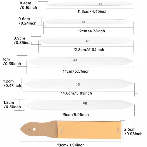 12 Pcs Blending Stump Paper Tortillon Set Double Ended Art Blender Pencil Detail Blending Smudging Shade Drawing Tools for DIY Sketch Painting Drawing （ with 1 Sandpaper Pencil Sharpener ）