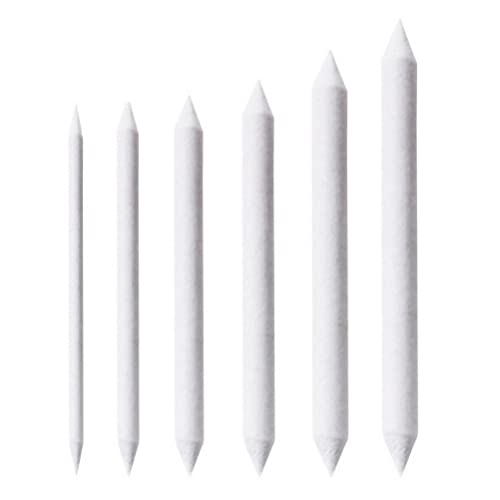 6 Pcs Drawing Stumps, Blending Stumps and Tortillions Set, Art Blending Set, Blending Stubs Blending Sticks for Art Drawing Artist DIY