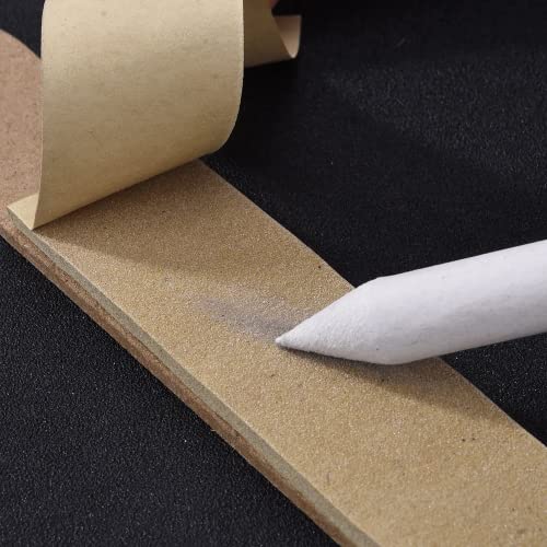 12 Pcs Blending Stump Paper Tortillon Set Double Ended Art Blender Pencil Detail Blending Smudging Shade Drawing Tools for DIY Sketch Painting Drawing （ with 1 Sandpaper Pencil Sharpener ）