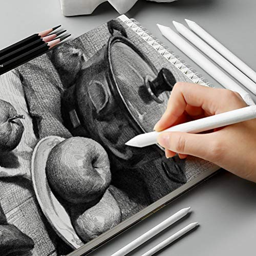 6 Pcs Drawing Stumps, Blending Stumps and Tortillions Set, Art Blending Set, Blending Stubs Blending Sticks for Art Drawing Artist DIY