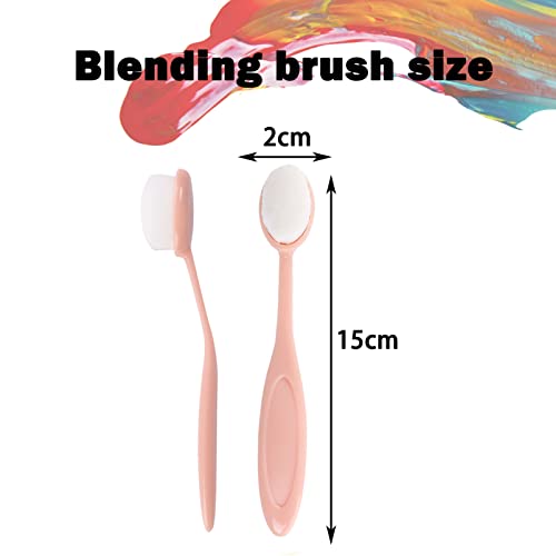 Craft Ink Blending Brush, Blending Brushes for Crafts Colorful Ink Blending Brush Stencil Brushes Set Art Blender Blending Paper Crafter For Painting Ink Background Stencil Stamp Home Artist (5 Packs)