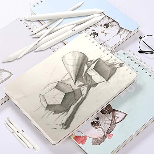 12 Pcs Blending Stump and Tortillions, Paper Art Blenders, Art Pencils, Drawing Pencils for Artists Student Sketch Drawing Tools, Drawing Supplies