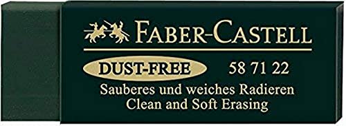 Faber-Castell Eraser, Green, One Size