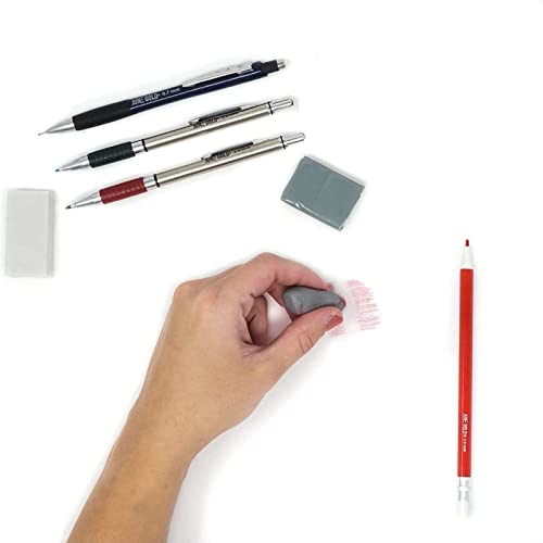 4Pcs Putty Rubber, Kneaded Eraser, Putty Rubbers for Art, Putty Eraser, Kneaded Art Eraser, Kneadable Eraser, Kneaded Erasers for Artists Kneadable Putty Rubber, Pastels-Moldable Putty Rubber (Grey)