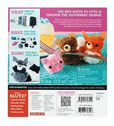 Mini Pom-Pom Pets (Klutz): Make Your Own Fuzzy Friends