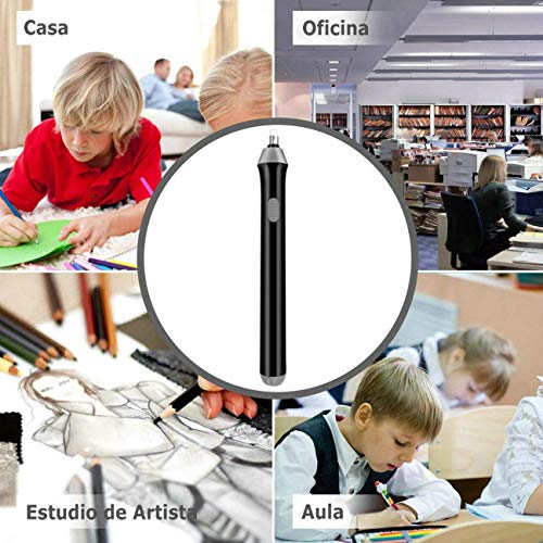 GuDoQi Electric Eraser, 92 Eraser Refills, Battery Operated, Automatic Eraser for Drawing Pencils, Learning, Office, Architectural Plans, Arts and Crafts