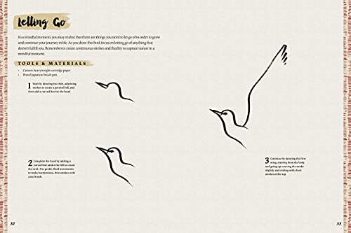Mindful Artist: Birds and Botanicals: A meditative guide to using brush pens and ink to create birds, flowers, and more