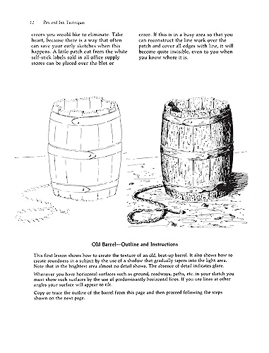 Pen and Ink Techniques (Dover Art Instruction)