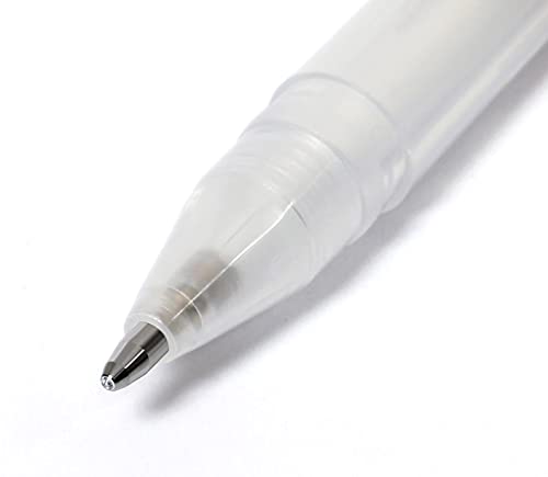 Liquidraw White Gel Pens For Art, Black Paper 0.8mm Fine Point Gel Pen For Artists, Highlights, Drawing, Writing & Sketching Designs