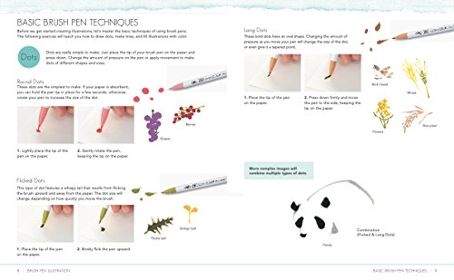 Brush Pen Illustration: More Than 200 Ideas for Drawing with Brush Pens