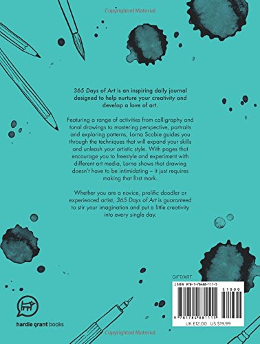 365 Days of Art: A Creative Exercise for Every Day of the Year (Adult Art Activity and Colouring Book)