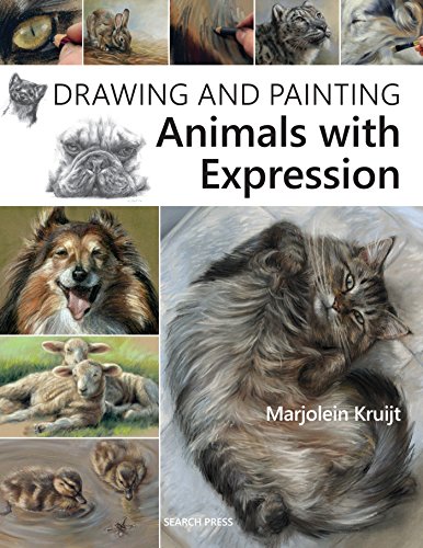 Search Press Drawing and Painting Animals with Expression, Grey, 216mm x 280mm, 9781782213215