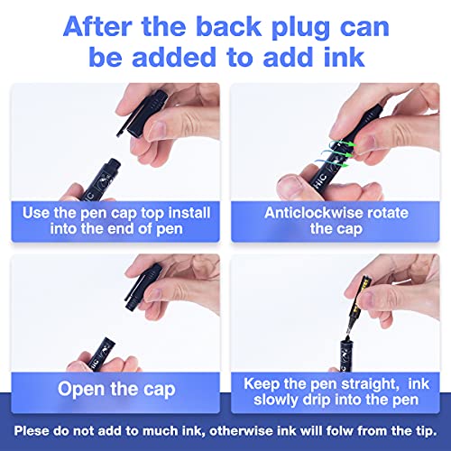 Black Fineliner Pens, 12 Pack Fineliners Technical Drawing Pens Micro Liner Sketch Pens for Artists, Fineliner Pen for Sketching Drawing Illustration Manga Scrapbooking Office Documents Art Supplies