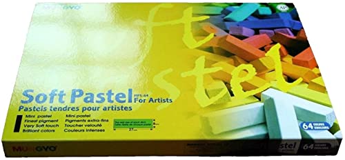 Mungyo Soft Pastel 64 Color Set Square Chalk