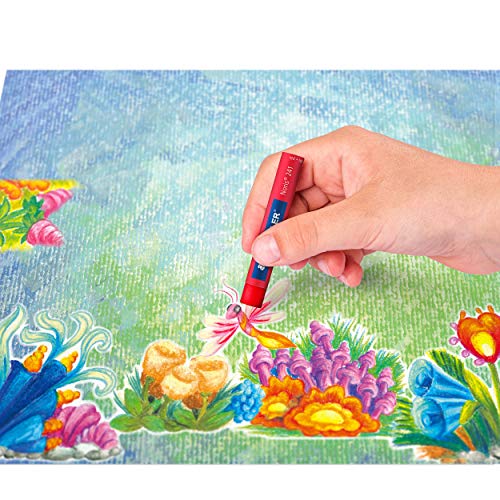 STAEDTLER 241 NC25 Noris Oil Pastel - Assorted Colours (Pack of 25)