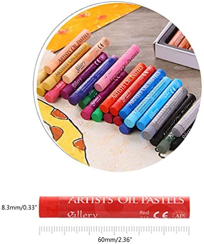 Oil Pastel Set,Professional Painting Oil Pastel Soft Drawing Graffiti Art Crayons Pastel Sticks Set Washable Round Oil Pastels for Artist,Student,Beginner 50 Colours