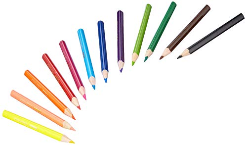 Helix Oxford Mini Colouring Pencils (Pack of 12), assorted