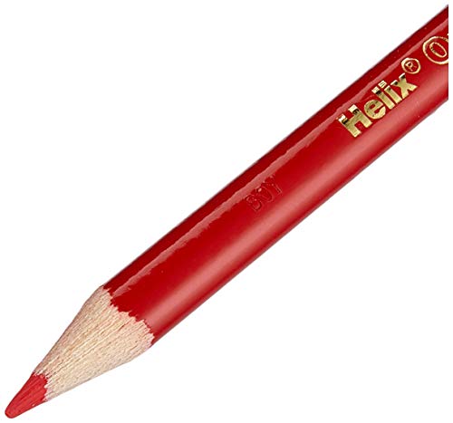 Helix Oxford Mini Colouring Pencils (Pack of 12), assorted