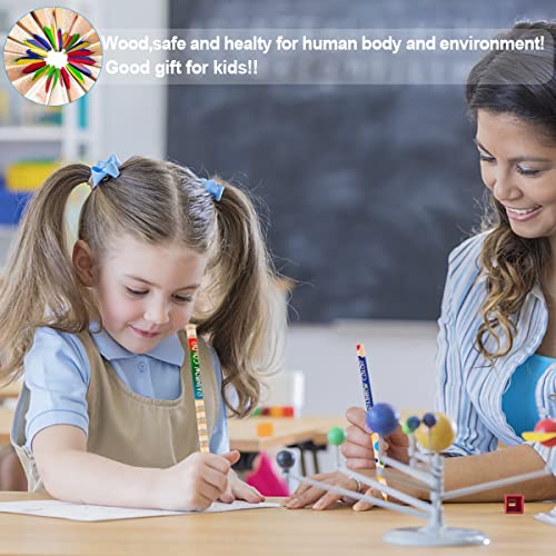 10pcs Colouring Pencils Rainbow Coloured Pencils With Pencil Sharpener, Wooden Colouring Pencils for Adults and Children, 4 in 1 Prismacolor Pencils Set With Vibrant Color Combinations