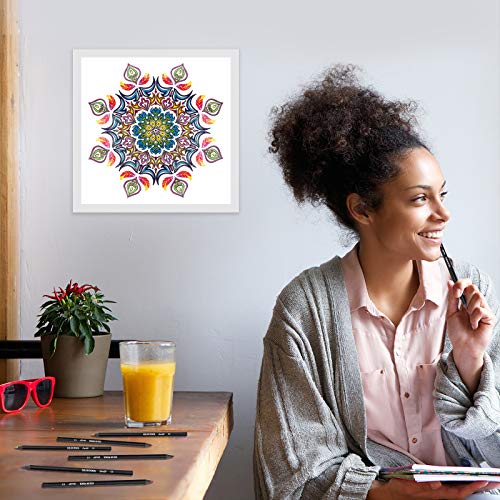 BIC Conte Colouring Pencils - Wood Free Colouring Pencils - Easy To Sharpen - Multi-Coloured, Tin of 12