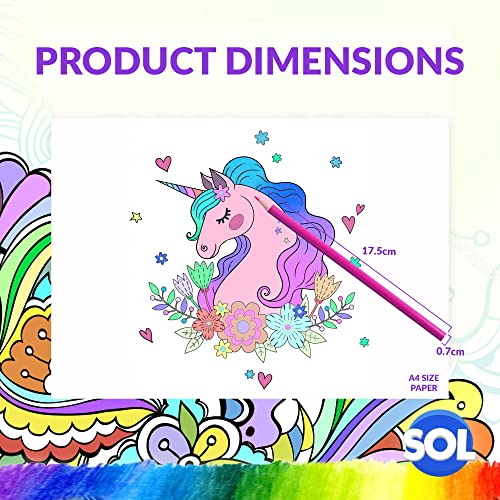 SOL 72 Colouring Pencils for Adults and Children | Coloured Pencils for Children Art & Craft Supplies |Pencil Crayons in 20 Assorted Pencil Colours | Colour Pencils | Artist Pencils