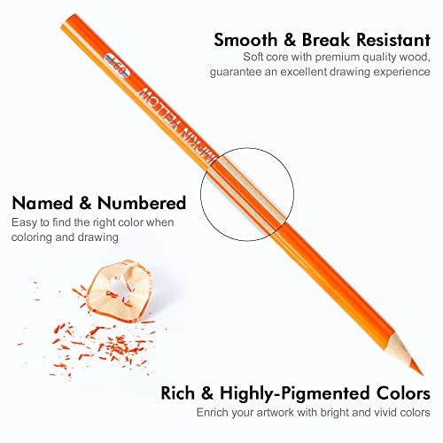 Shuttle Art 136 Colouring Pencils,Coloured Pencils Set for Adult Colouring Books,Doodling,Sketching,Art,School Supplies