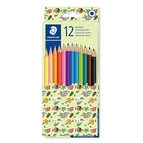 STAEDTLER 175 C12 Wood-Free Coloured Pencils - Box of 12 Assorted Colours