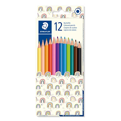 STAEDTLER 175 C12 Wood-Free Coloured Pencils - Box of 12 Assorted Colours