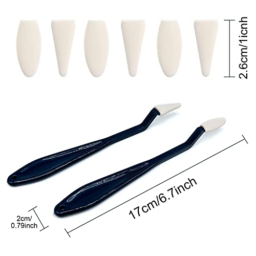 TSHAOUN 4 PCS Sketch Wiper, Paper Art Blenders Sketch, Sketch Wiper Set with 40 Sponge Heads, Kneaded Eraser, Painting Eraser, Art Student Sponge, for Sketch Drawing and Detail Painting (4)