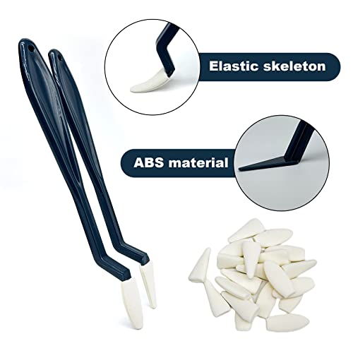 TSHAOUN 4 PCS Sketch Wiper, Paper Art Blenders Sketch, Sketch Wiper Set with 40 Sponge Heads, Kneaded Eraser, Painting Eraser, Art Student Sponge, for Sketch Drawing and Detail Painting (4)