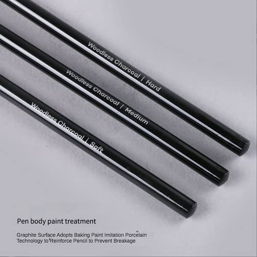 MINIEASE Charcoal Pencils For Drawing Perfect For Beginners, Professionals And Artists (3)
