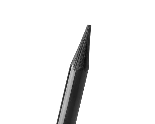 MONT MARTE Charcoal Pencils Set - 3 pieces - Black Charcoal with different degrees of hardness - Ideal Charcoal Pencils for impressive drawings - Perfect for Beginners, Professionals and Artists