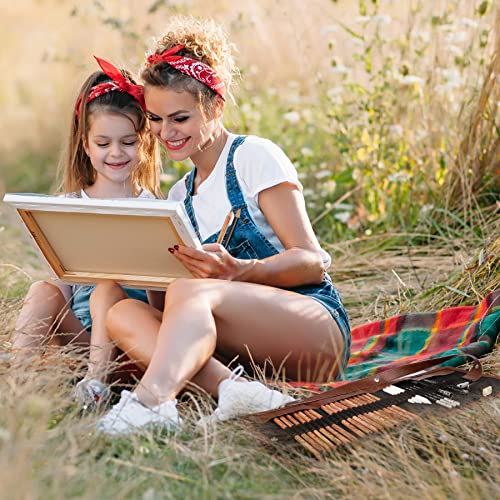 Coolzon Drawing Sketching Pencils Set, 29 pcs Artist Pencil Set with Sketch Pencils Charcoal Pencils Graphite Pencil in Canvas Bag, Art Supplies Kit for Sketching and Drawing